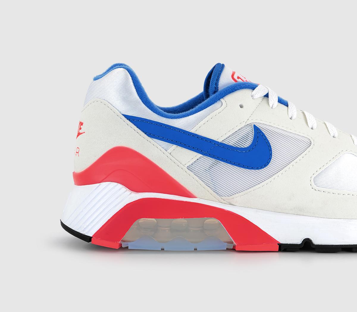 Nike Nike Air 180 Trainers White Ultramarine Solar Red Black