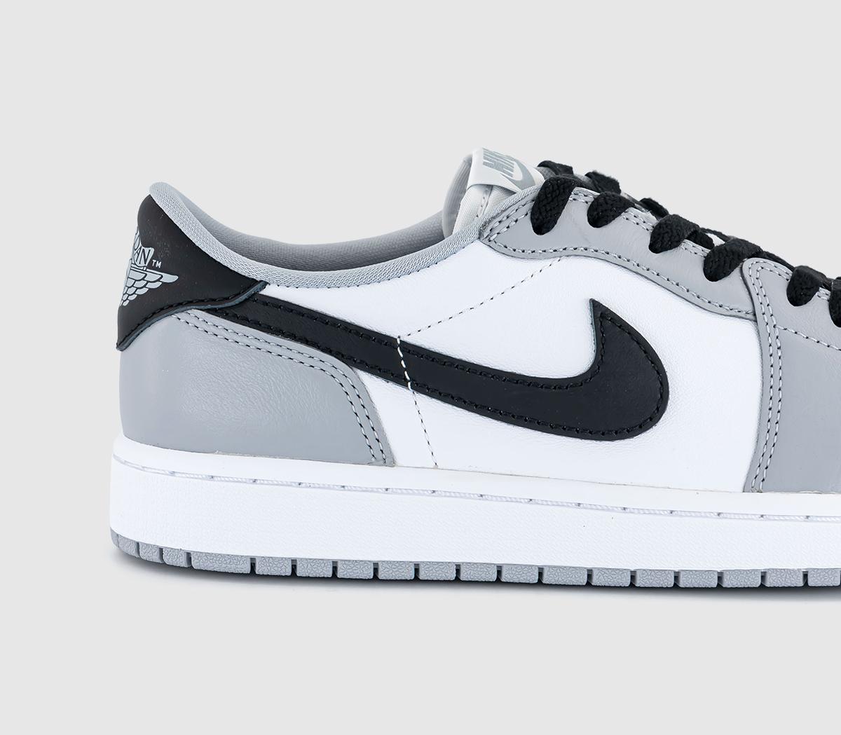 AIR JORDAN 1 RETRO LOW OG 27.5㌢ Jordan Air Jordan 1 Retro Low OG White Grey Black - Air Jordan 1