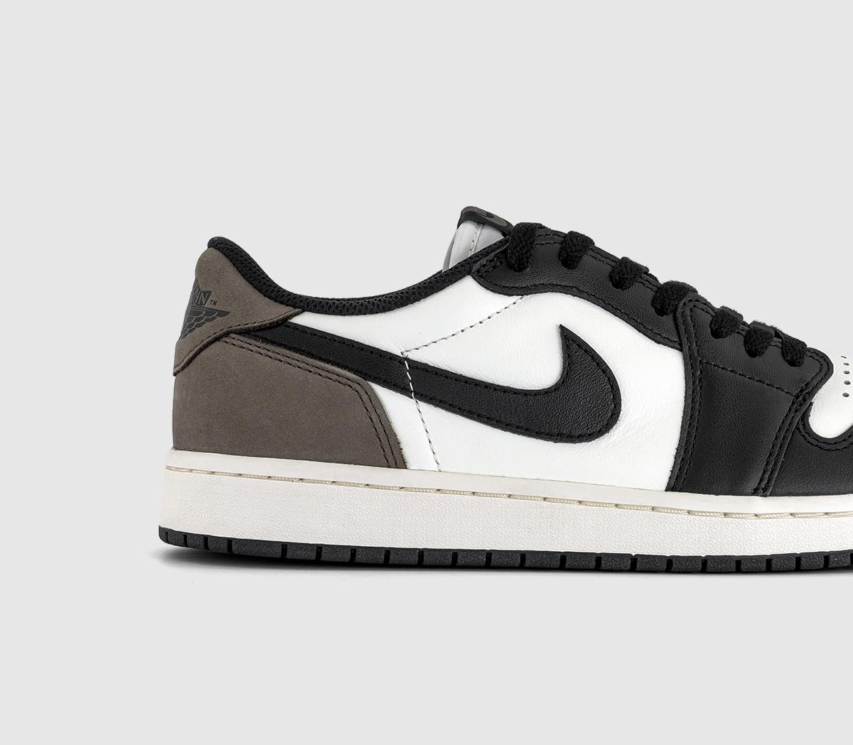 Jordan Air Jordan 1 Retro Low OG Trainers White Blackdark Mocha