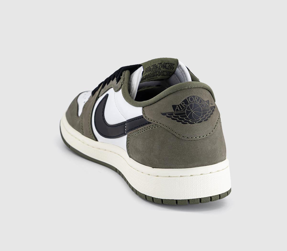 JordanAir Jordan 1 Retro Low OGMedium Olive Black Summit White Sail