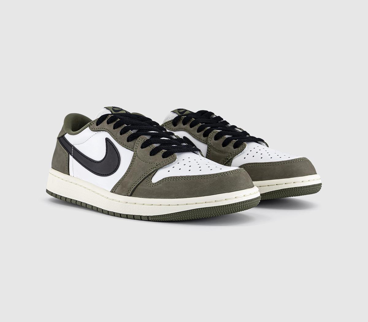 JordanAir Jordan 1 Retro Low OGMedium Olive Black Summit White Sail
