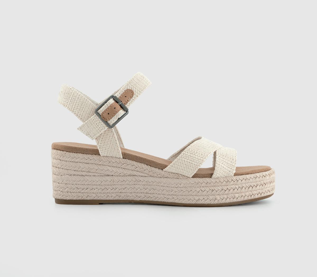 TOMS Audrey Sandals Natural Women s Sandals