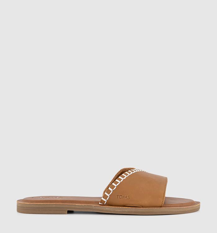 TOMS Shea Sandals Tan Leather