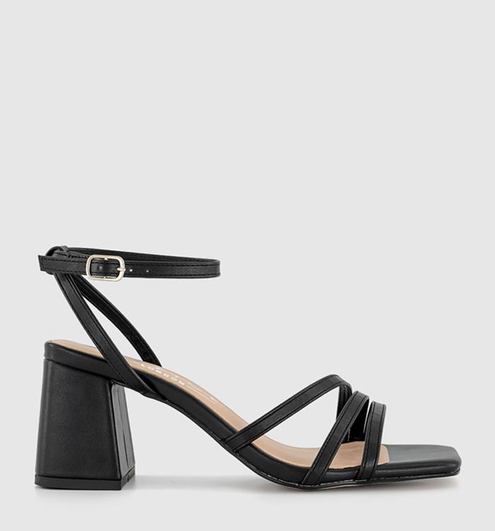 OFFICE Mai Block Heeled Sandals Black