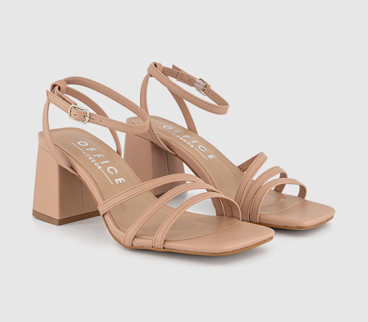 OFFICEMai Block Heeled Sandals OFFICEMai Block Heeled SandalsBeige