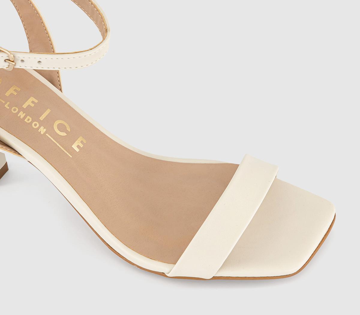 OFFICEMiriam Strappy Stiletto Sandals OFFICEMiriam Strappy Stiletto SandalsWhite