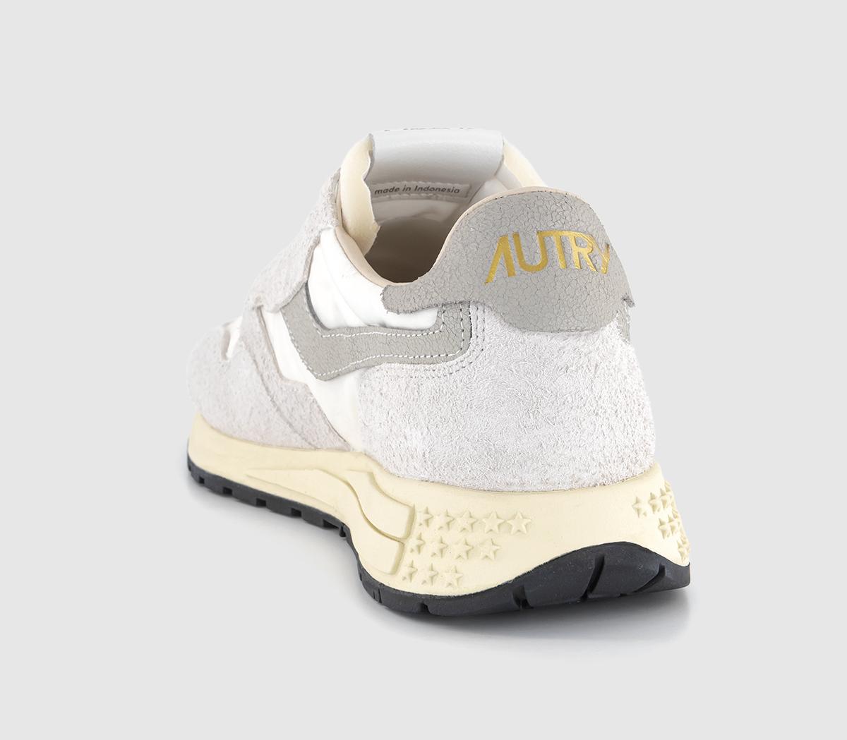 AUTRY Whirlwind Low Trainers Nylon Crack White Natural - Men's