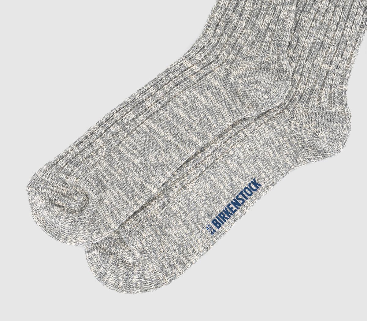 BIRKENSTOCKCotton Slub Socks M BIRKENSTOCKCotton Slub Socks MGrey White