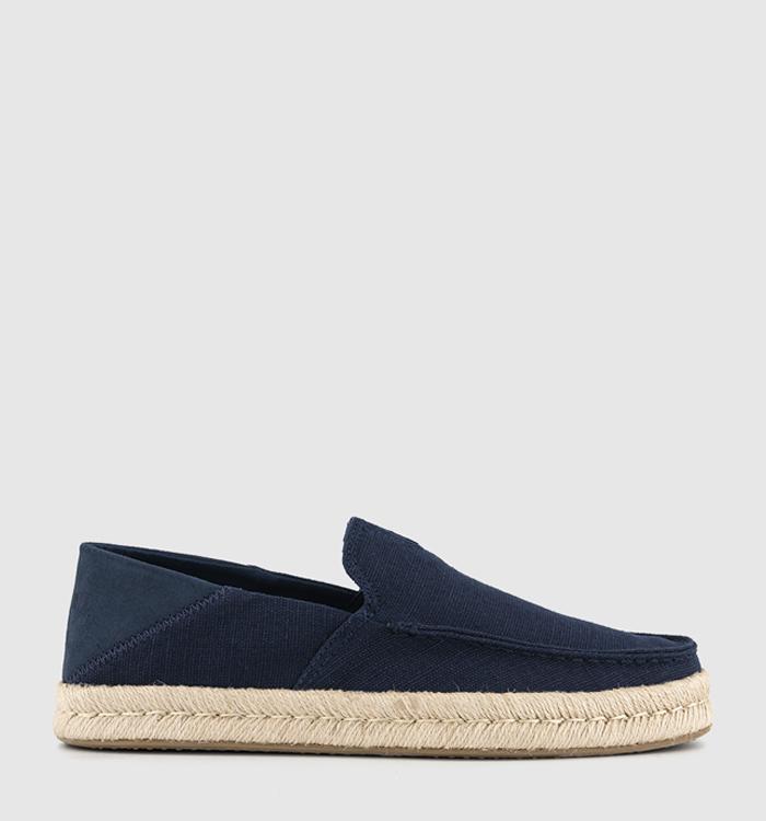 TOMS Alonso Rope Loafers Navy