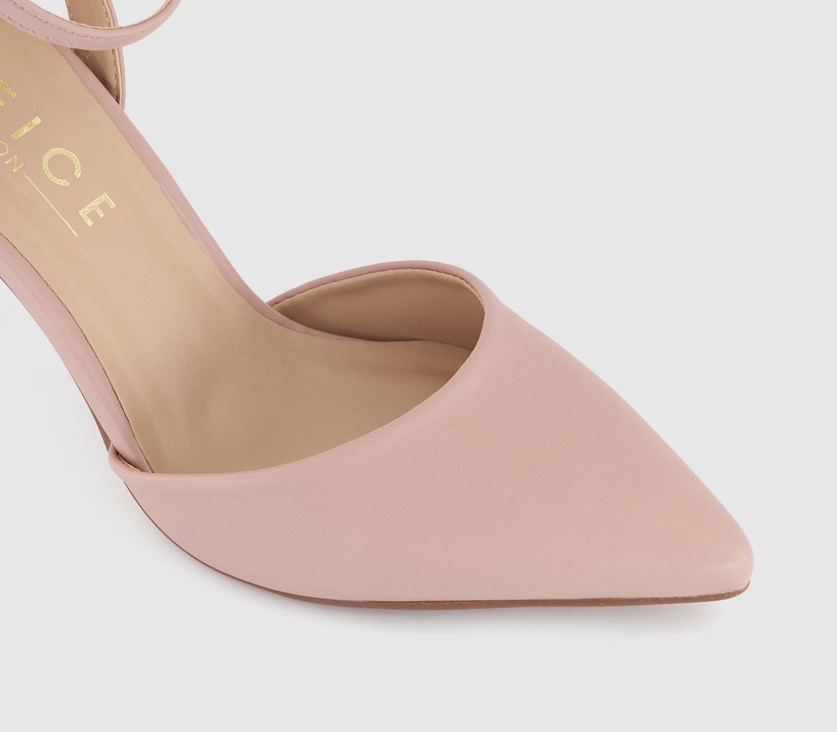 OFFICEHopeful Cut Out Two Part Courts HeelsBlush
