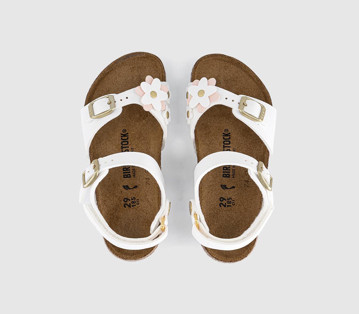 BIRKENSTOCKRio Eva Kids SandalsWhite Floral