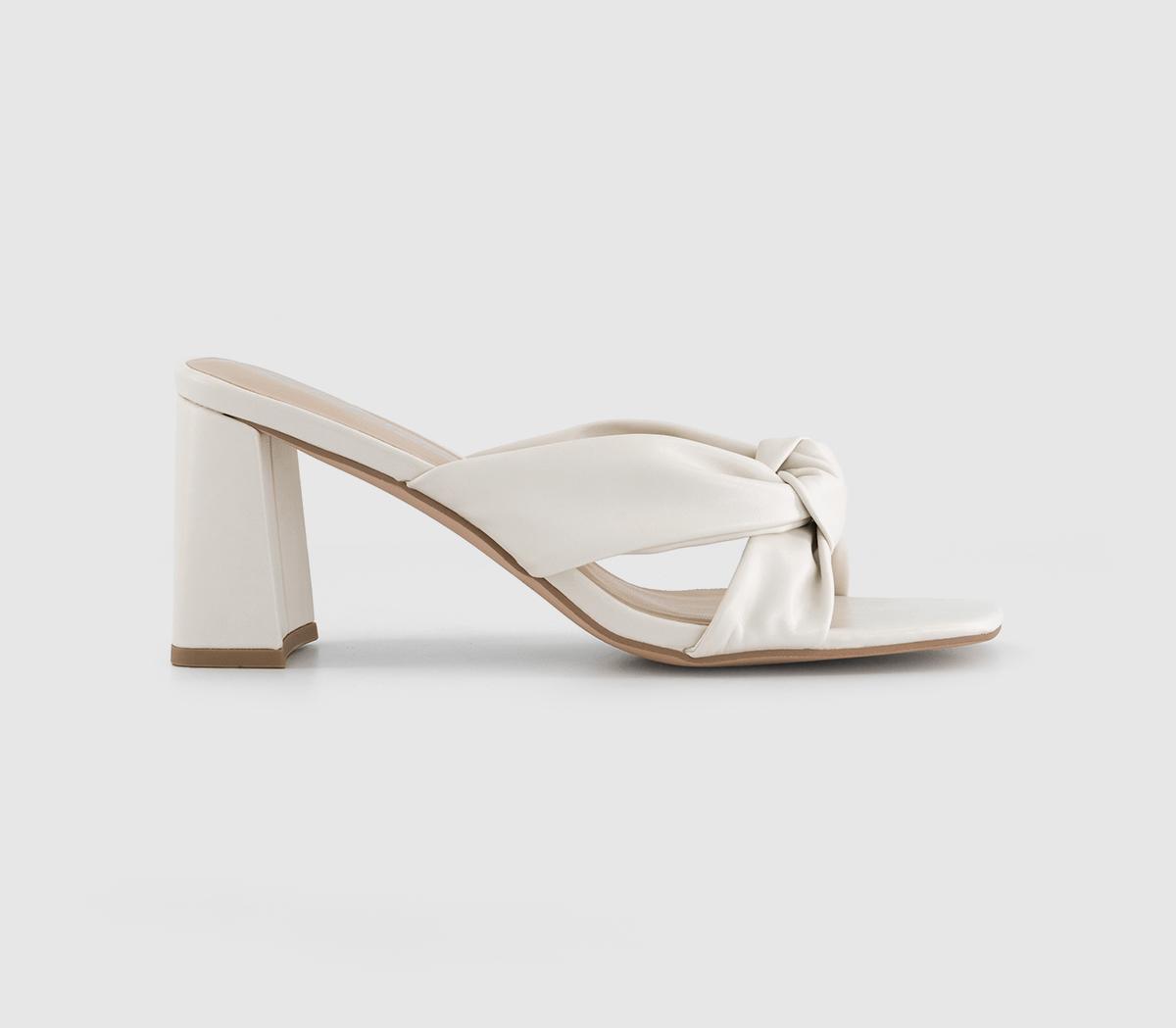 Mid heel mule sandals hotsell