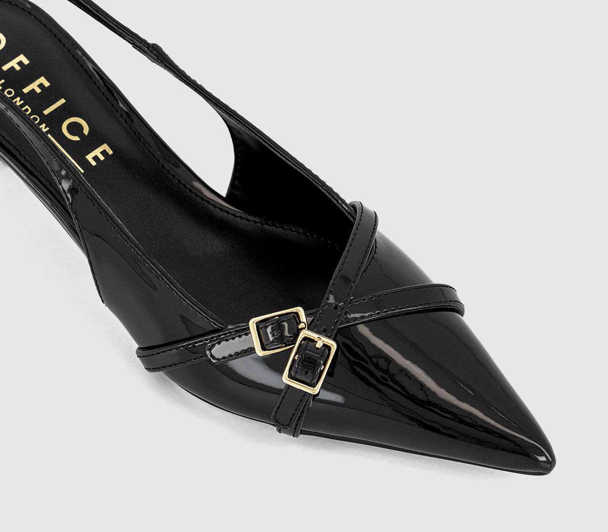 OFFICEMillicent Slingback Kitten Heels OFFICEMillicent Slingback Kitten HeelsNew Black