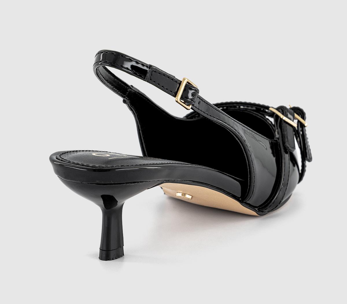 OFFICEMillicent Slingback Kitten Heels OFFICEMillicent Slingback Kitten HeelsNew Black
