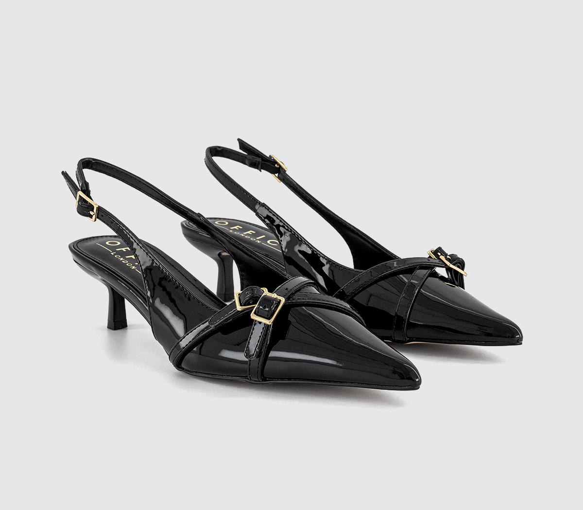 OFFICEMillicent Slingback Kitten Heels OFFICEMillicent Slingback Kitten HeelsNew Black