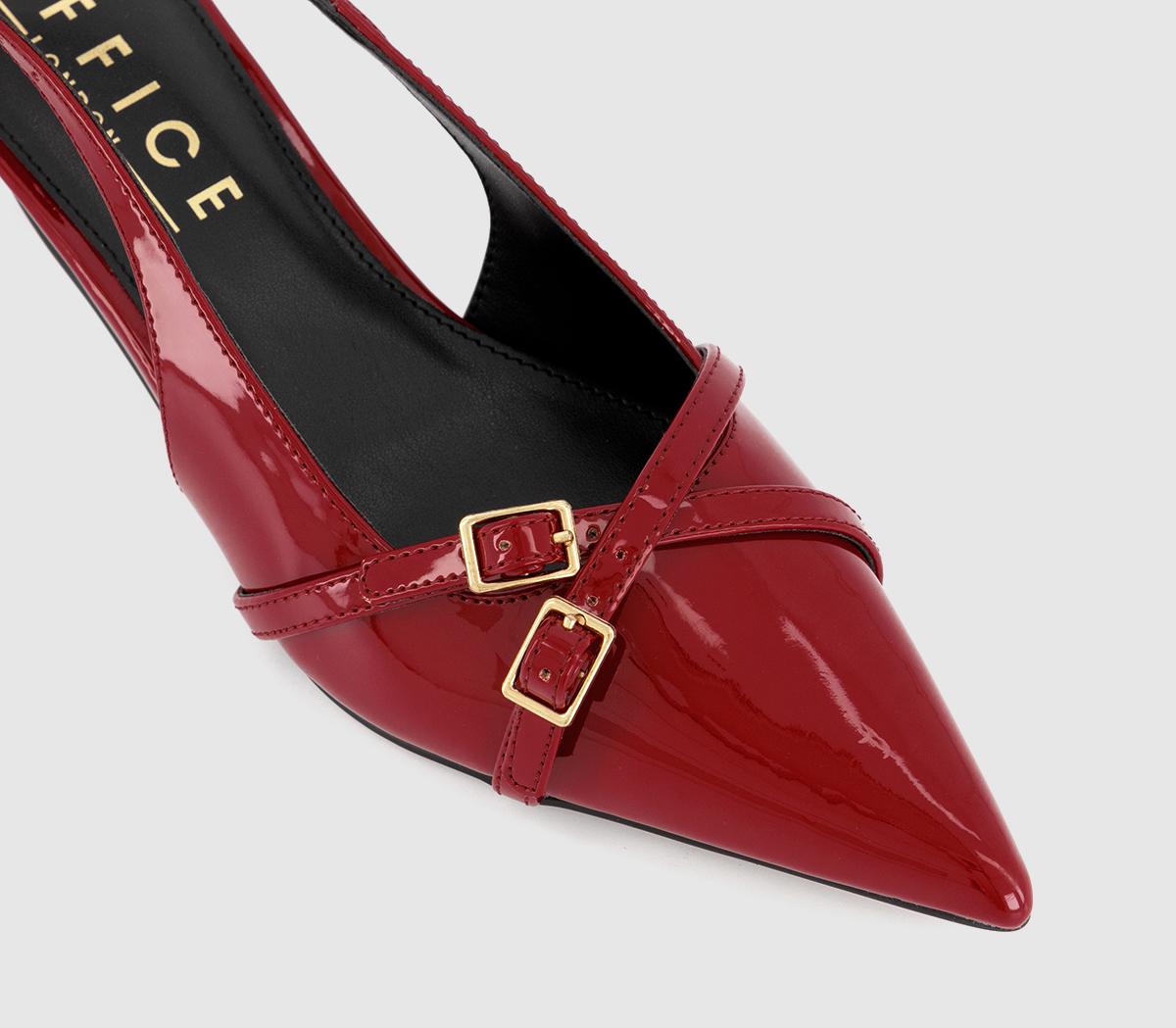 OFFICEMillicent Slingback Kitten Heels OFFICEMillicent Slingback Kitten HeelsRed