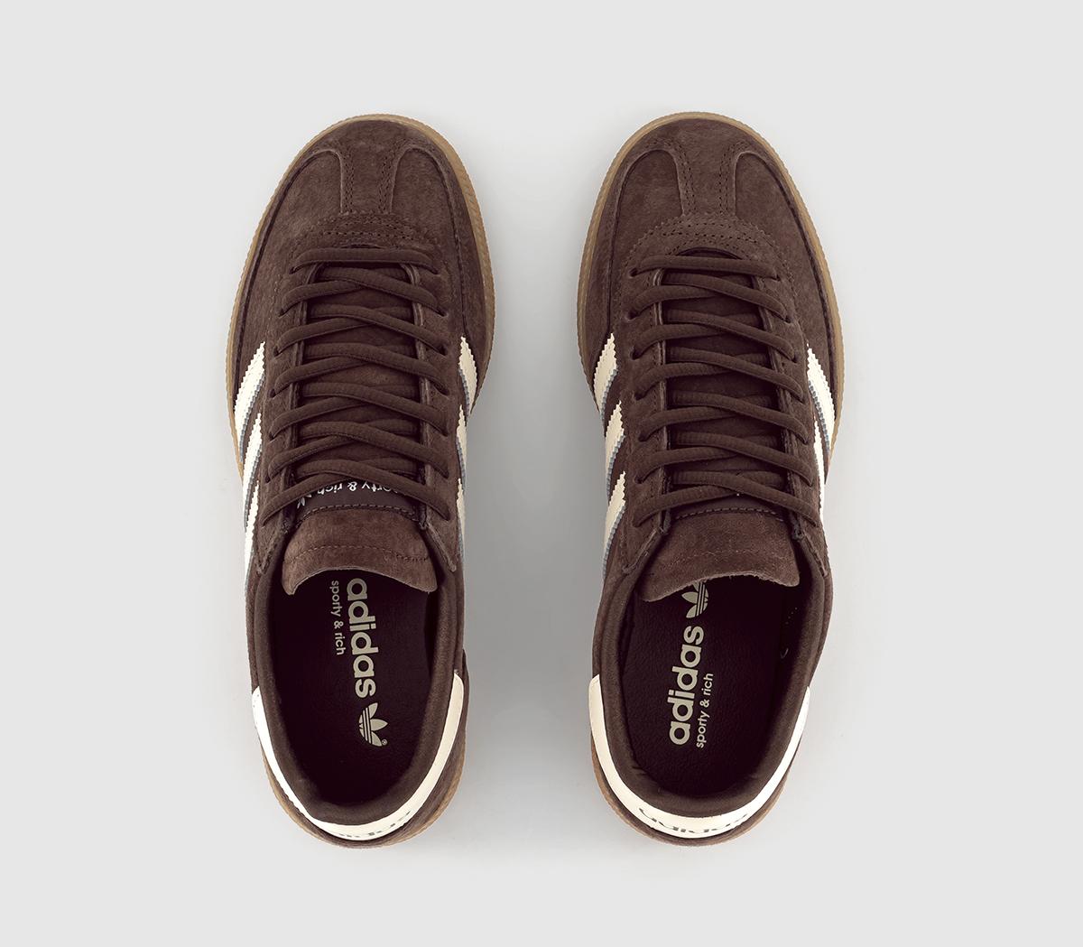 adidasHandball Spezial x Sporty & Rich TrainersShadow Brown Gum White Tint