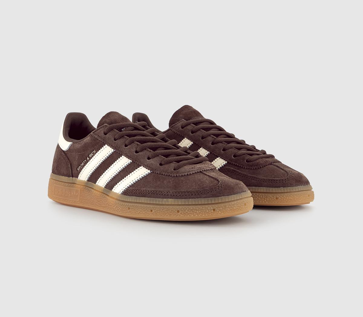 adidasHandball Spezial x Sporty & Rich TrainersShadow Brown Gum White Tint