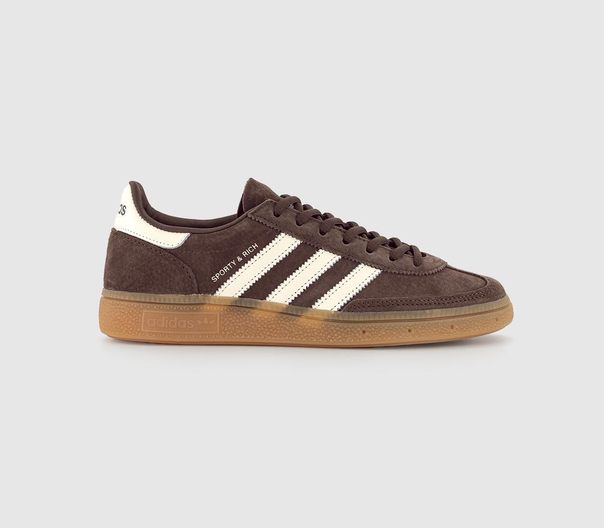 adidasHandball Spezial x Sporty & Rich TrainersShadow Brown Gum White Tint