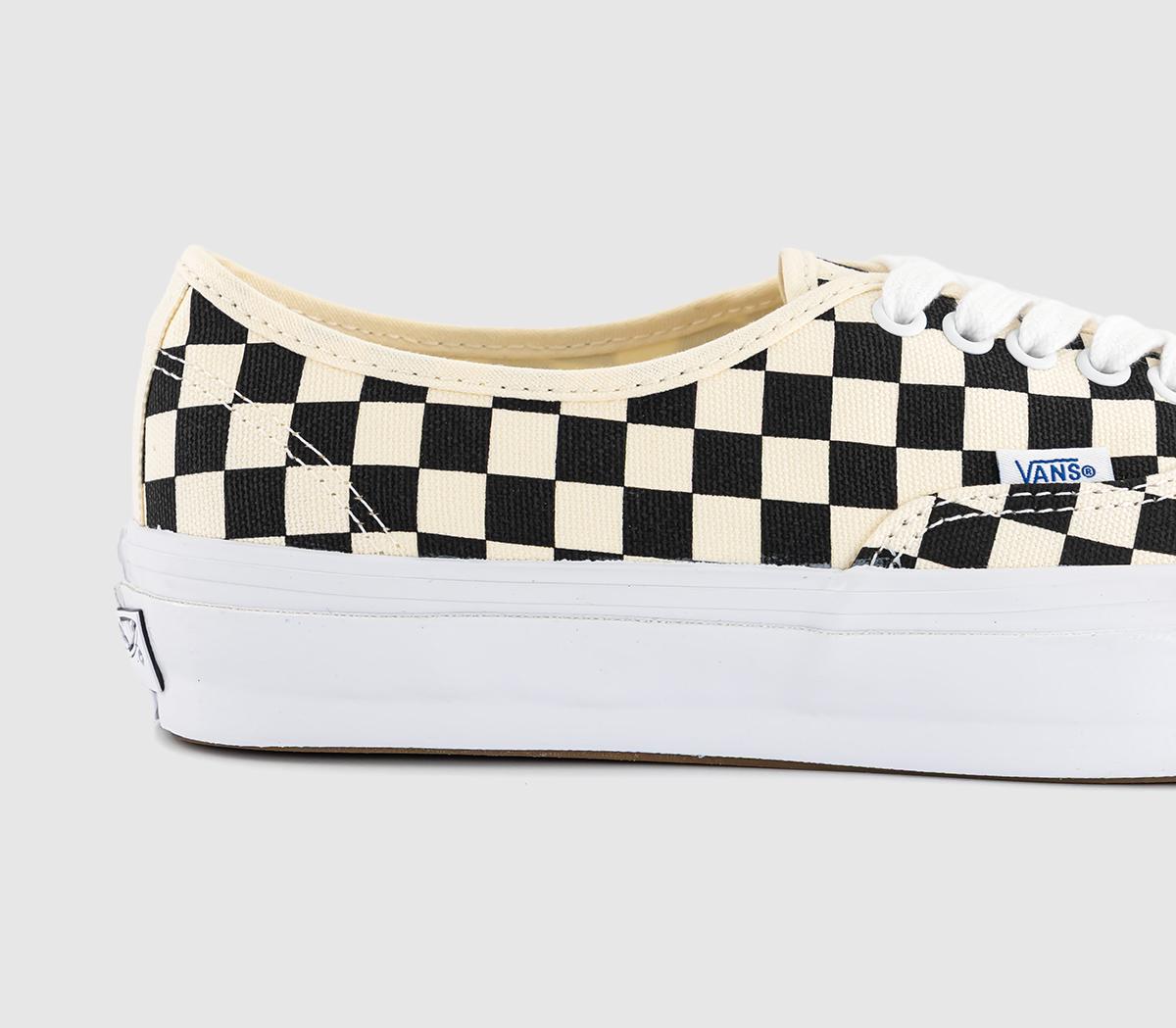 VansLX Authentic Reissue 44 TrainersCheckerboard Black Off White