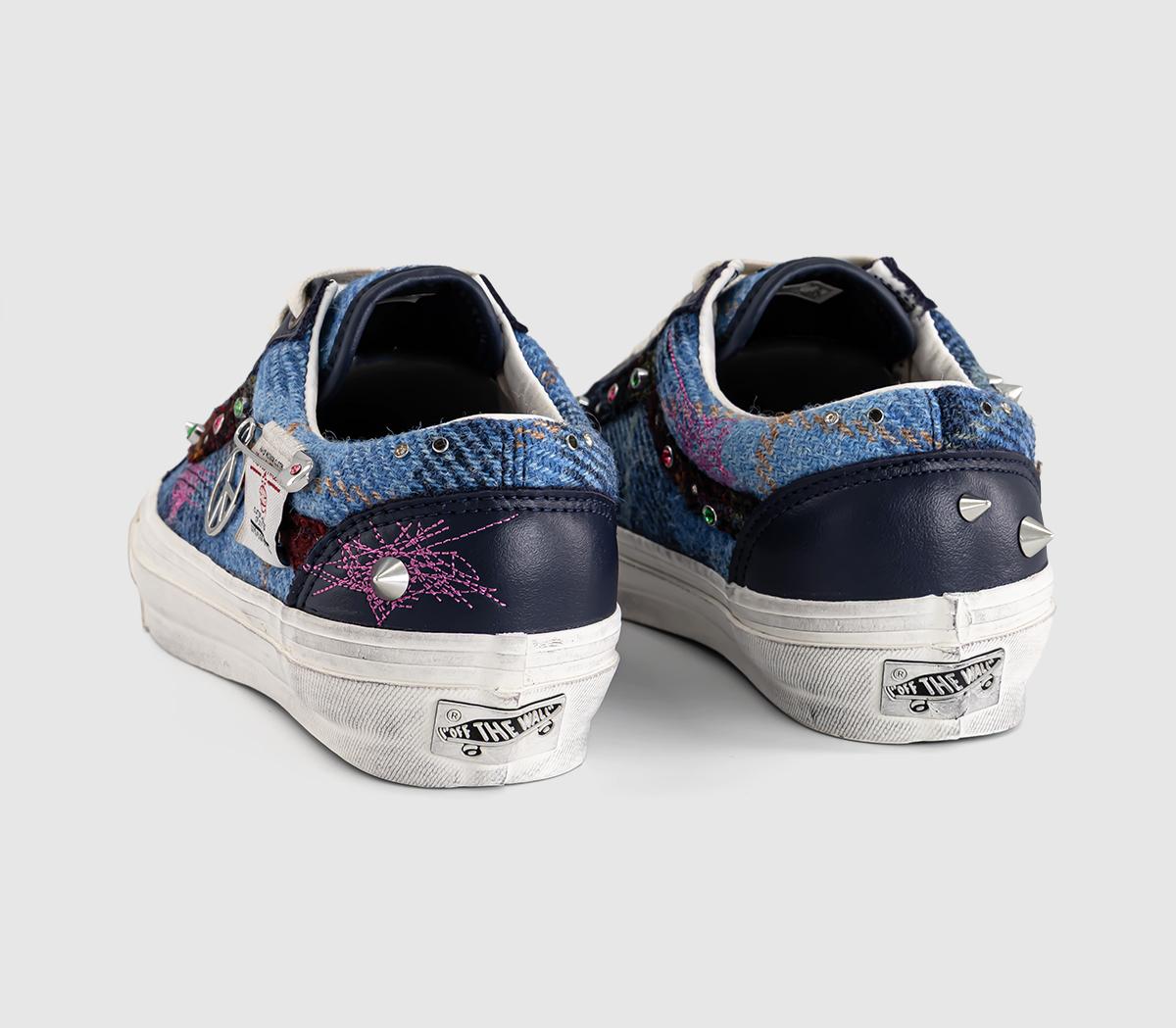 VansLx Old Skool 36 TrainersHarris Tweed Blue