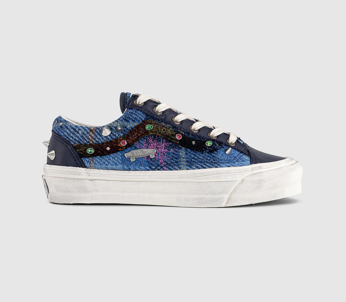 VansLx Old Skool 36 TrainersHarris Tweed Blue