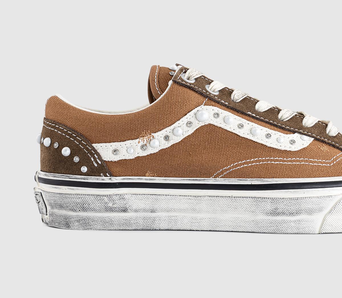 靴 Vans Premium Old Skool36 Pearlized27.5cm Vans LX Old Skool 36 Trainers Pearlized Vintage Cocoa - Men's Trainers