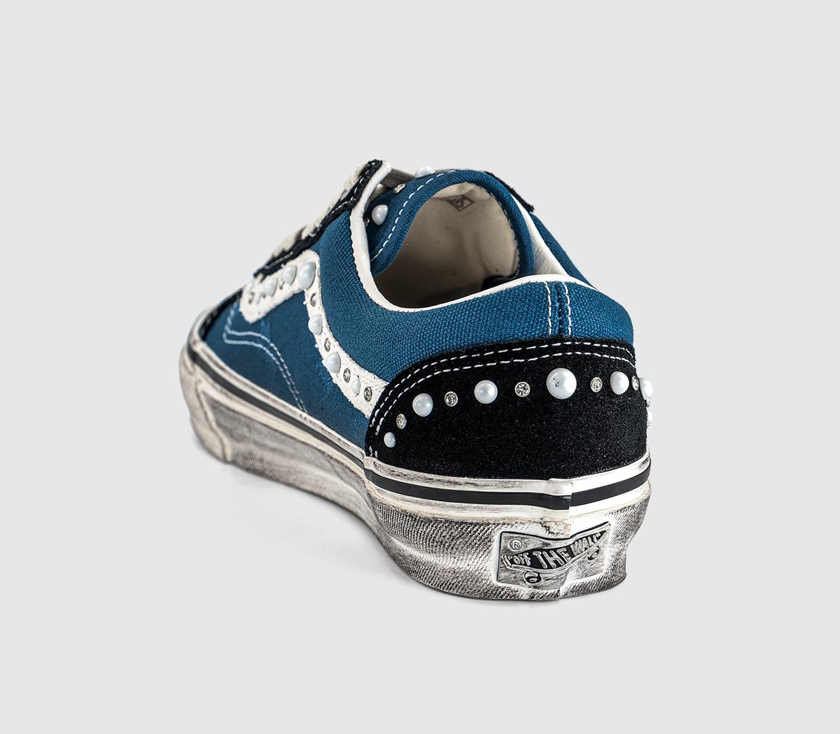 VansLX Old Skool 36Pearlized Black Navy