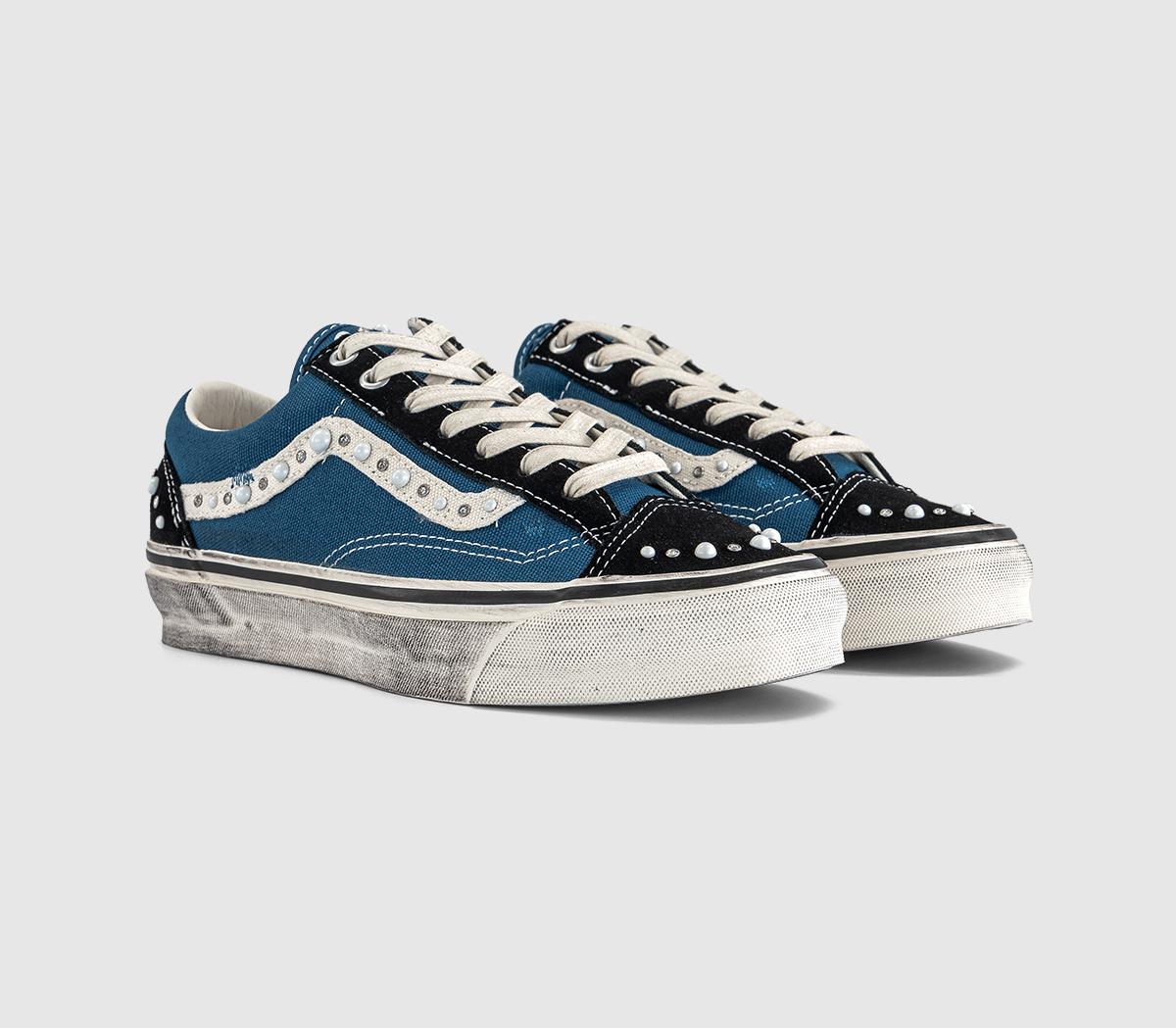 VansLX Old Skool 36Pearlized Black Navy