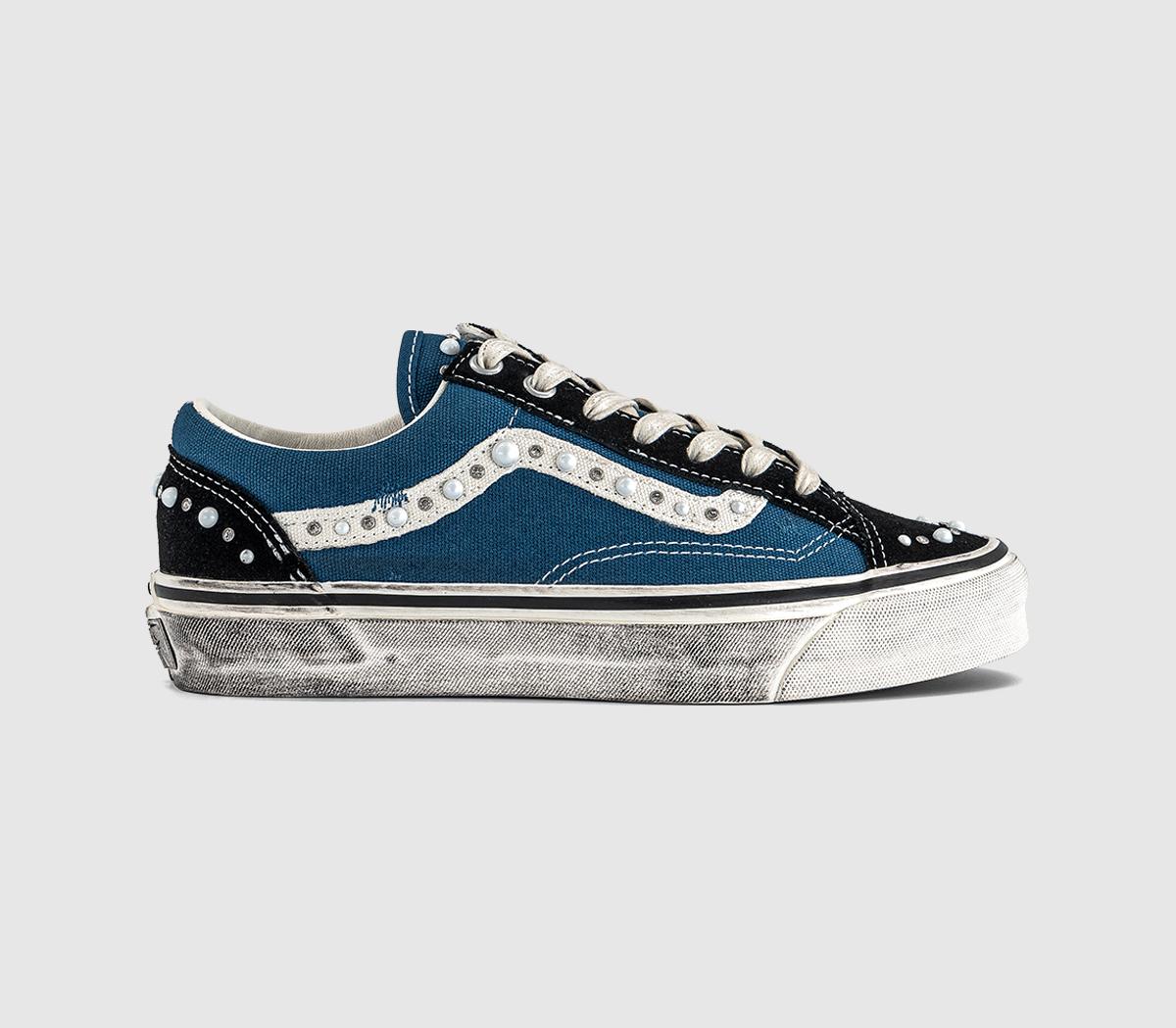 VansLX Old Skool 36Pearlized Black Navy