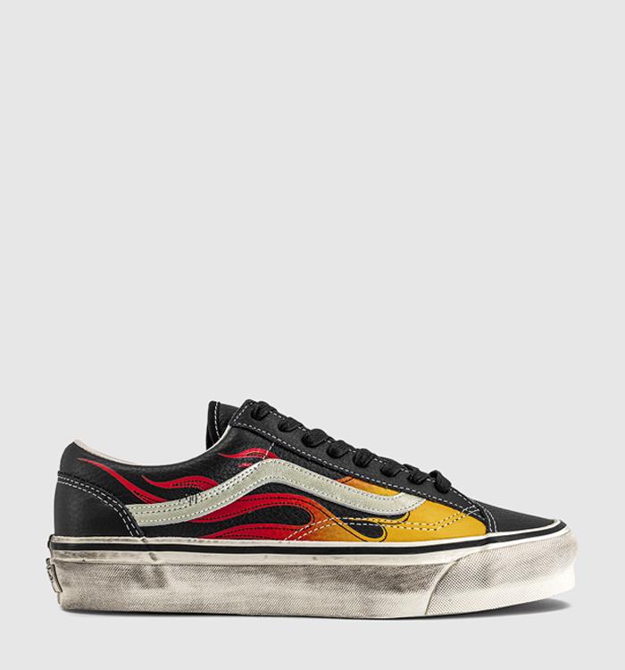 Vans LX Old Skool 36 Trainers Archive Flame Black