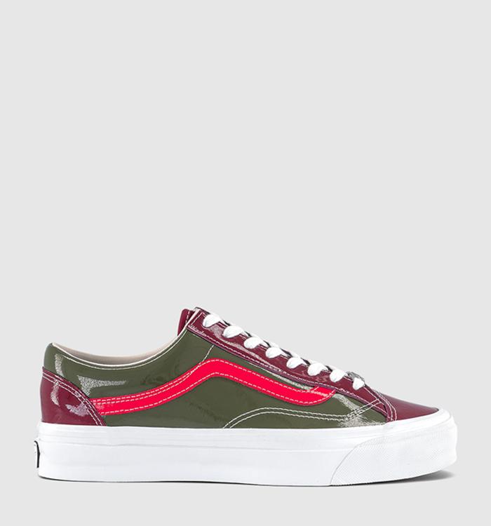 Vans LX Old Skool 36 Trainers Bordeaux Olive