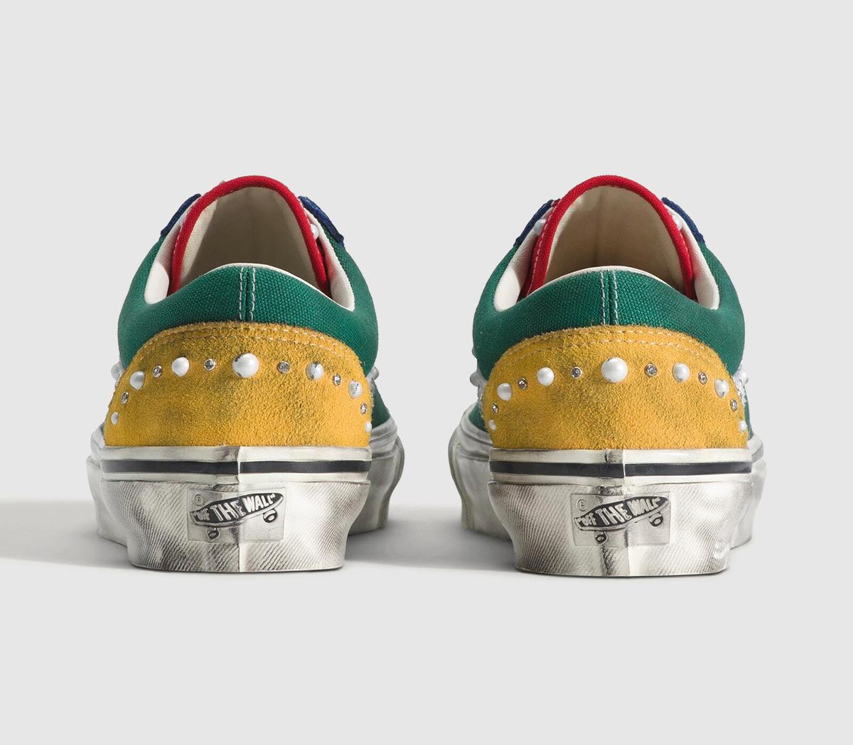 VansLx Old Skool 36 Trainers Pearlized Green Multi
