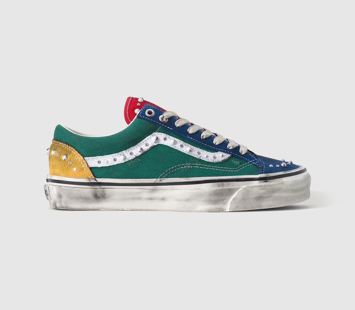 VansLx Old Skool 36 Trainers Pearlized Green Multi