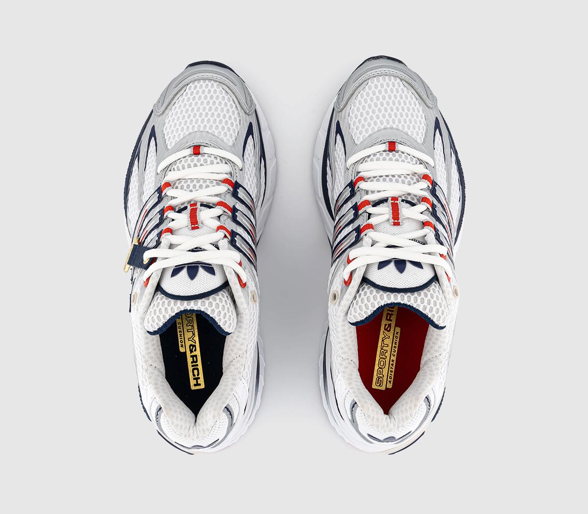 adidasAdistar Cushion Sporty & Rich TrainersWhite Night Indigo Collegiate Red