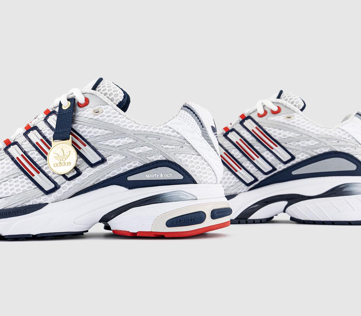 adidasAdistar Cushion Sporty & Rich TrainersWhite Night Indigo Collegiate Red