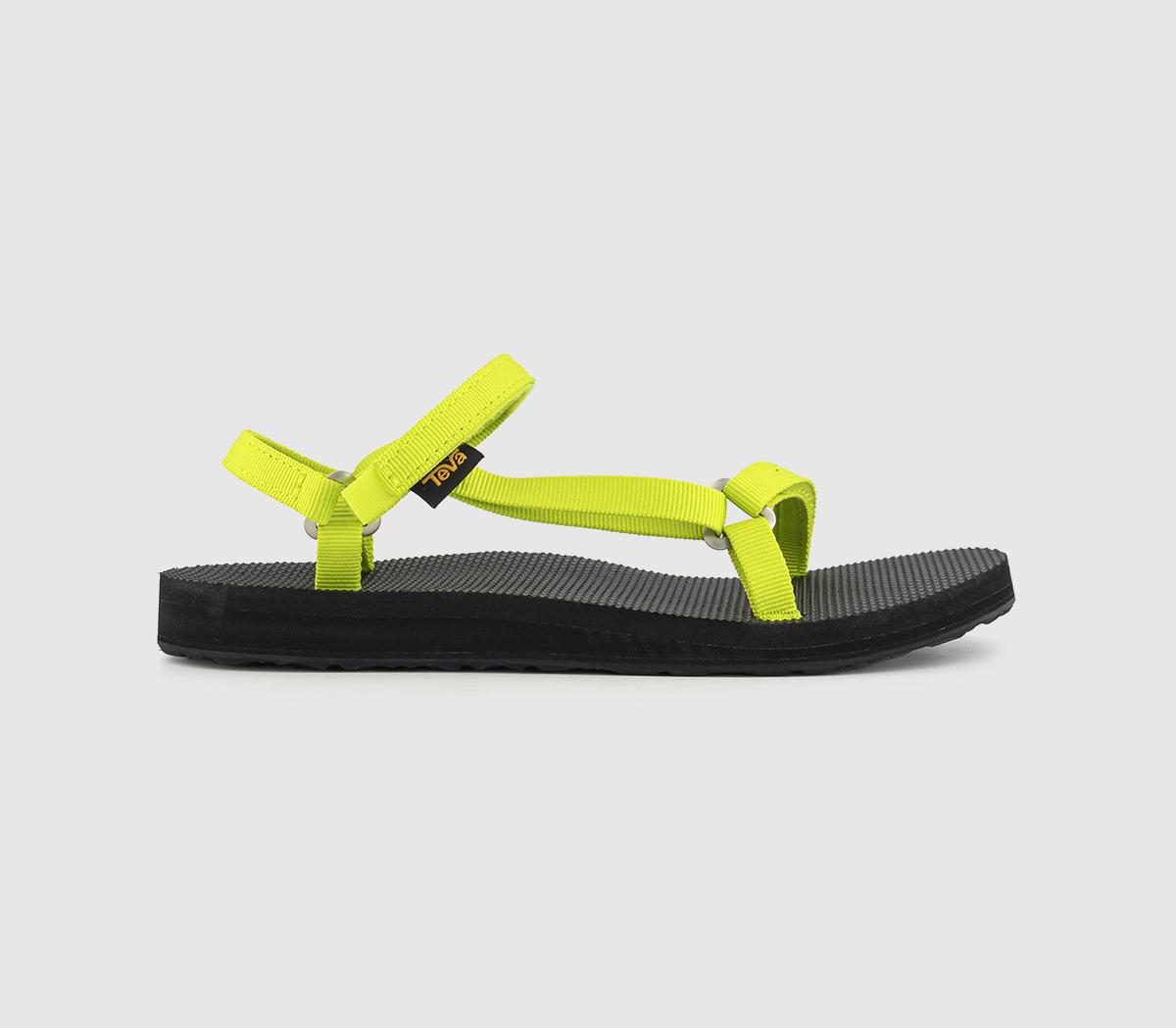 Teva Womens Original Universal Slim Sandals Evening Primrose Yellow, 6