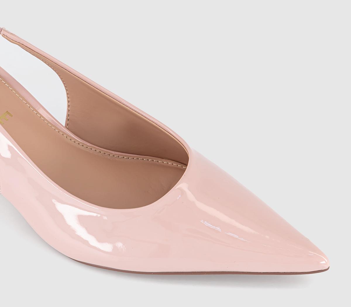 OFFICEMiracle Point Kitten Heel Slingbacks OFFICEMiracle Point Kitten Heel SlingbacksPink