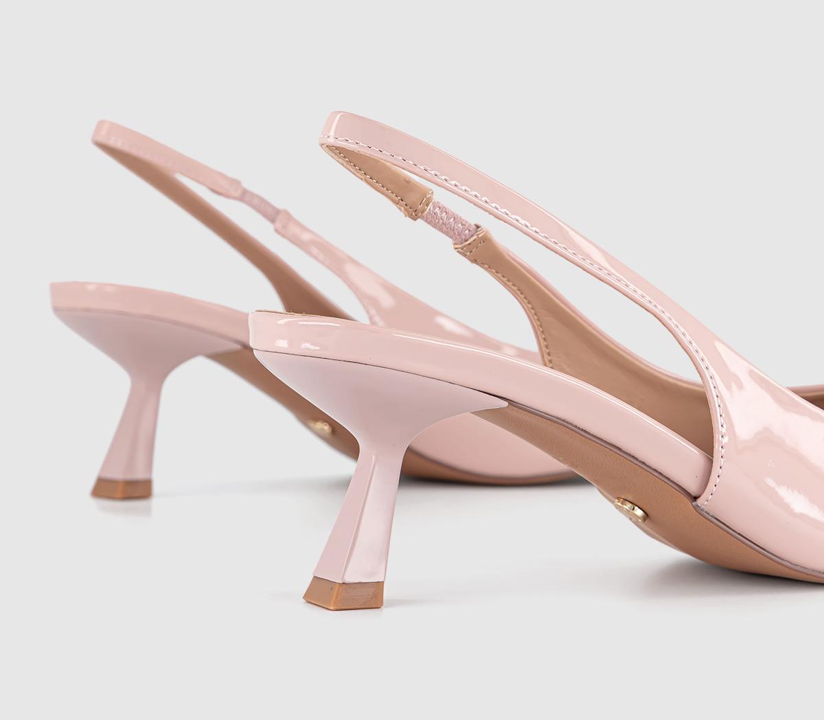 OFFICEMiracle Point Kitten Heel Slingbacks OFFICEMiracle Point Kitten Heel SlingbacksPink