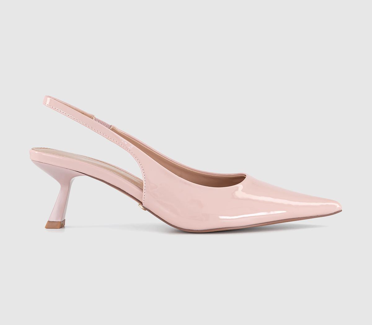 OFFICEMiracle Point Kitten Heel Slingbacks OFFICEMiracle Point Kitten Heel SlingbacksPink