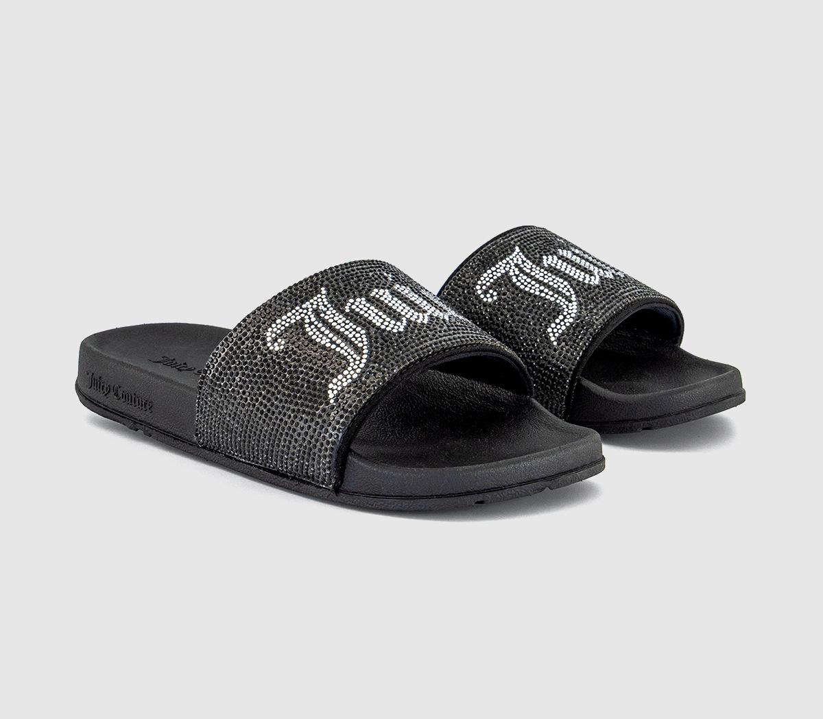 Juicy CoutureDonna Diamante Slides Juicy CoutureDonna Diamante SlidesBlack Diamante