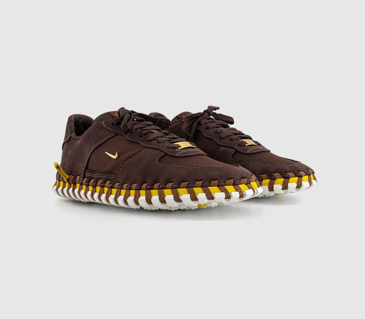 NikeJ Force 1 Low Lx Sp TrainersEarth Metallic Gold Blue Lightning