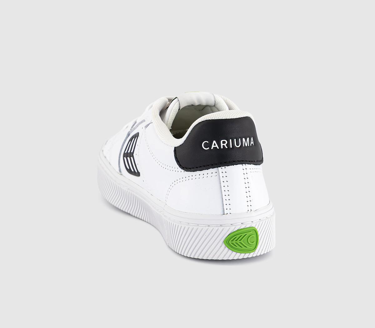 CARIUMASalvas Premium Leather TrainersWhite Black