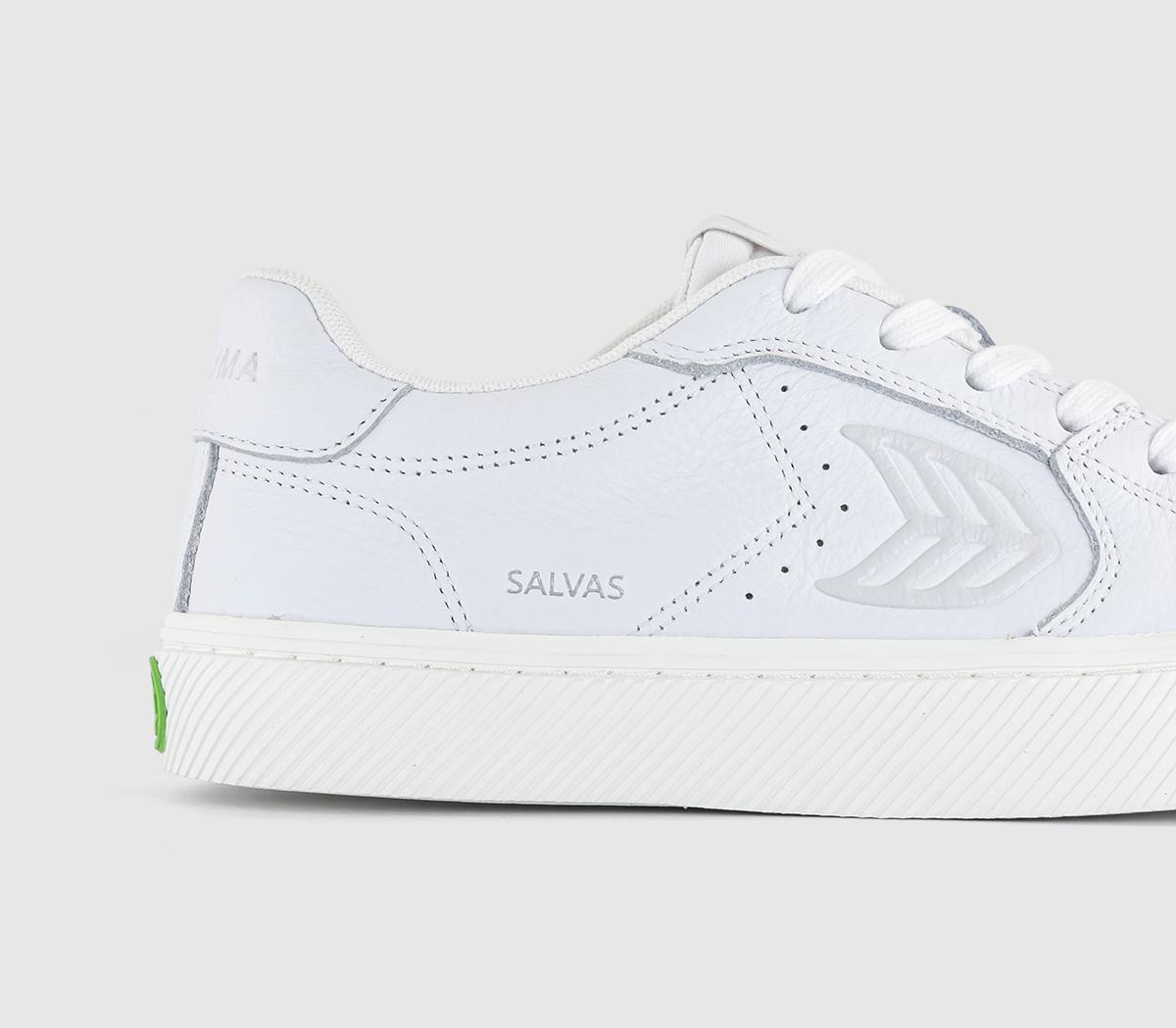 CARIUMASalvas Premium Leather TrainersIce