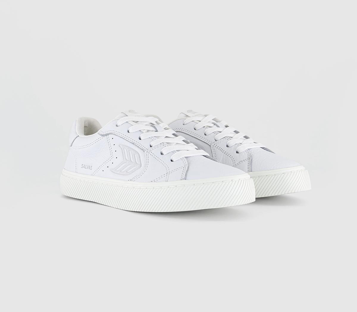 CARIUMASalvas Premium Leather TrainersIce