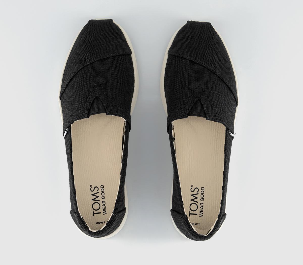 TOMS Alpargata Plus Shoes TOMS Alpargata Plus Shoes Black