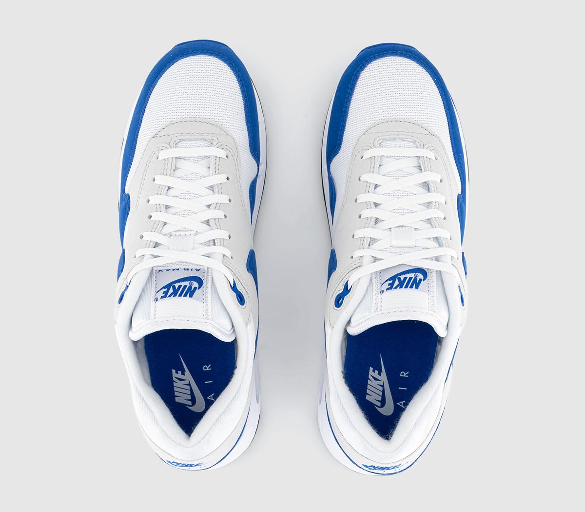 NikeNike Air Max 1 '86 OG TrainersWhite Royal Bluelt Neutral Greyblack