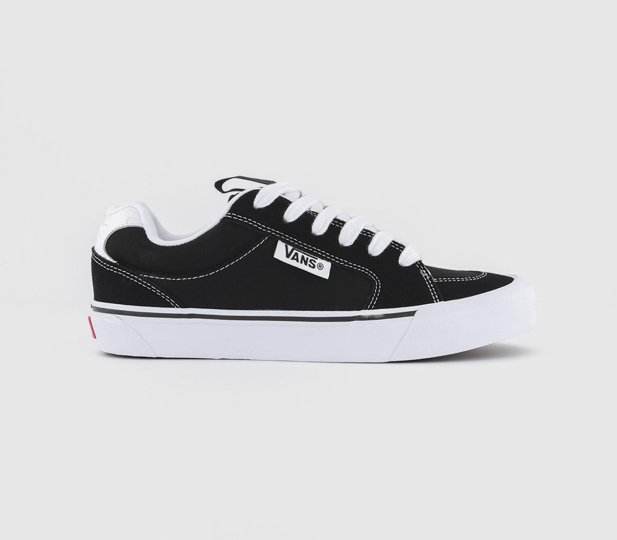 Vans Chukka Push Trainers Black White, 7.5