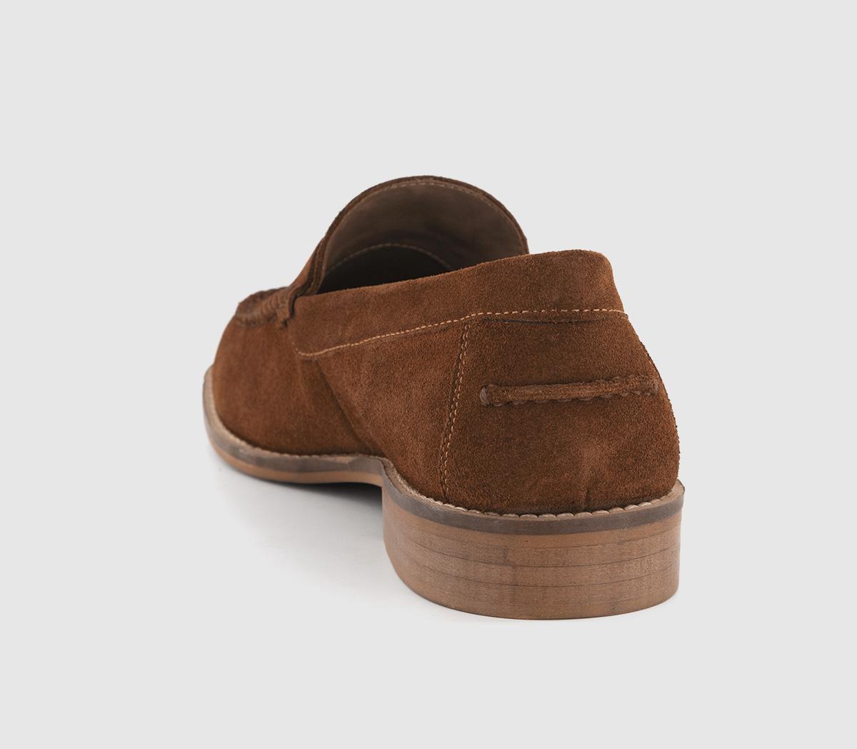 OFFICECanyon Apron Stitch Loafers OFFICECanyon Apron Stitch LoafersRust Suede