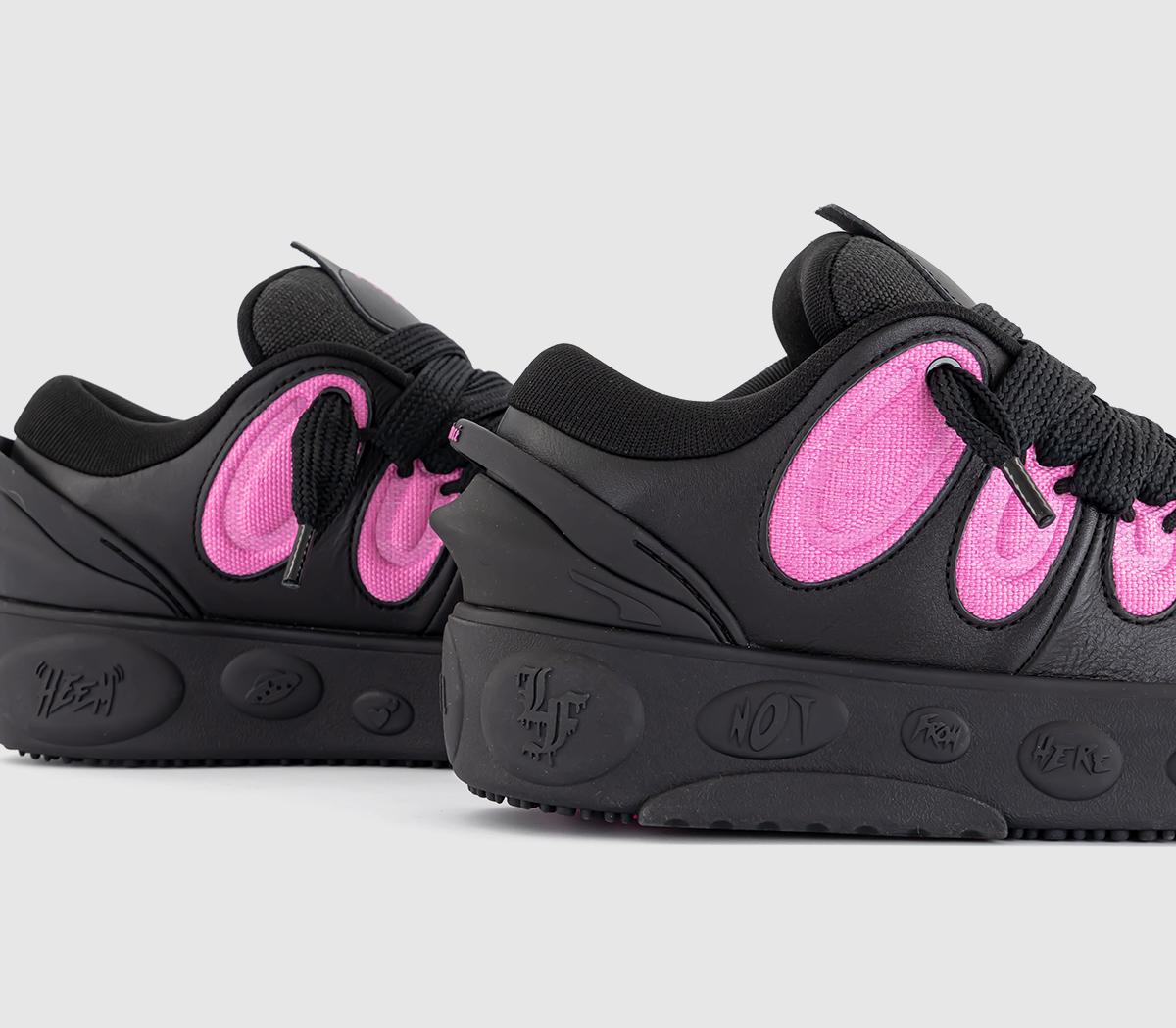 PUMA La France Trainers Untouchable Black Glowing Pink - Men's